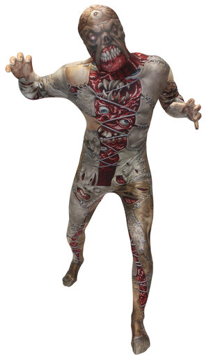 Scary Facelift Morphsuit Kids Costume