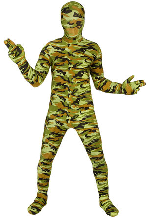 Commando Military Morphsuit Kids Costume