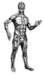 Scary Android Morphsuit Adult Costume