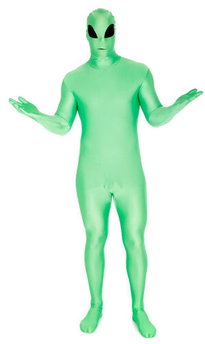 Glowing Alien Morphsuit Adult Costume