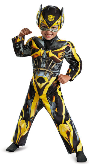 Muscle Chest Bumblebee Toddler Kids Costume