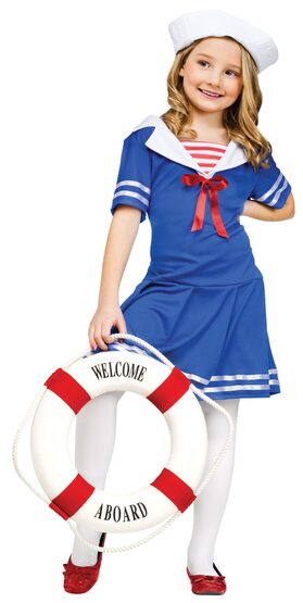 Kids Sea Sweetie Sailor Costume