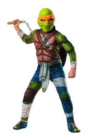 Deluxe Michelangelo Ninja Turtle Kids Costume