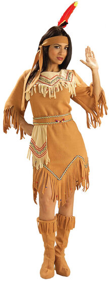 Womens Native Indian Maiden Adult Costume
