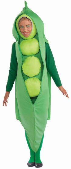 Womens Funny Peas in a Pod Adult Costume