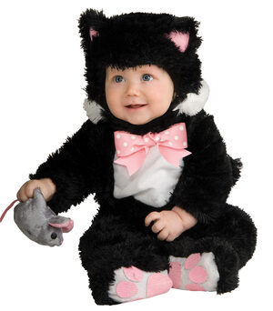 Sneaky Black Kitty Cat Baby Costume
