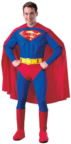 Superman Muscle Chest Deluxe Adult Costume