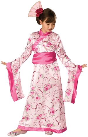 Geisha Princess Kids Costume