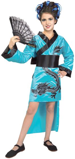 Dragon Lady Geisha Kids Costume