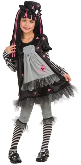 Doll-Ista Gothic Kids Costume
