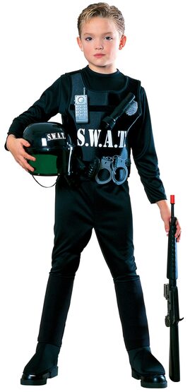 S.W.A.T. Team Cop Kids Costume