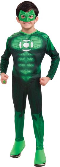 Muscle Chest Green Lantern Kids Costume