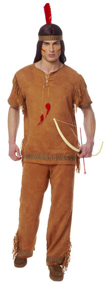 Native American Indian Brave Adult Costume