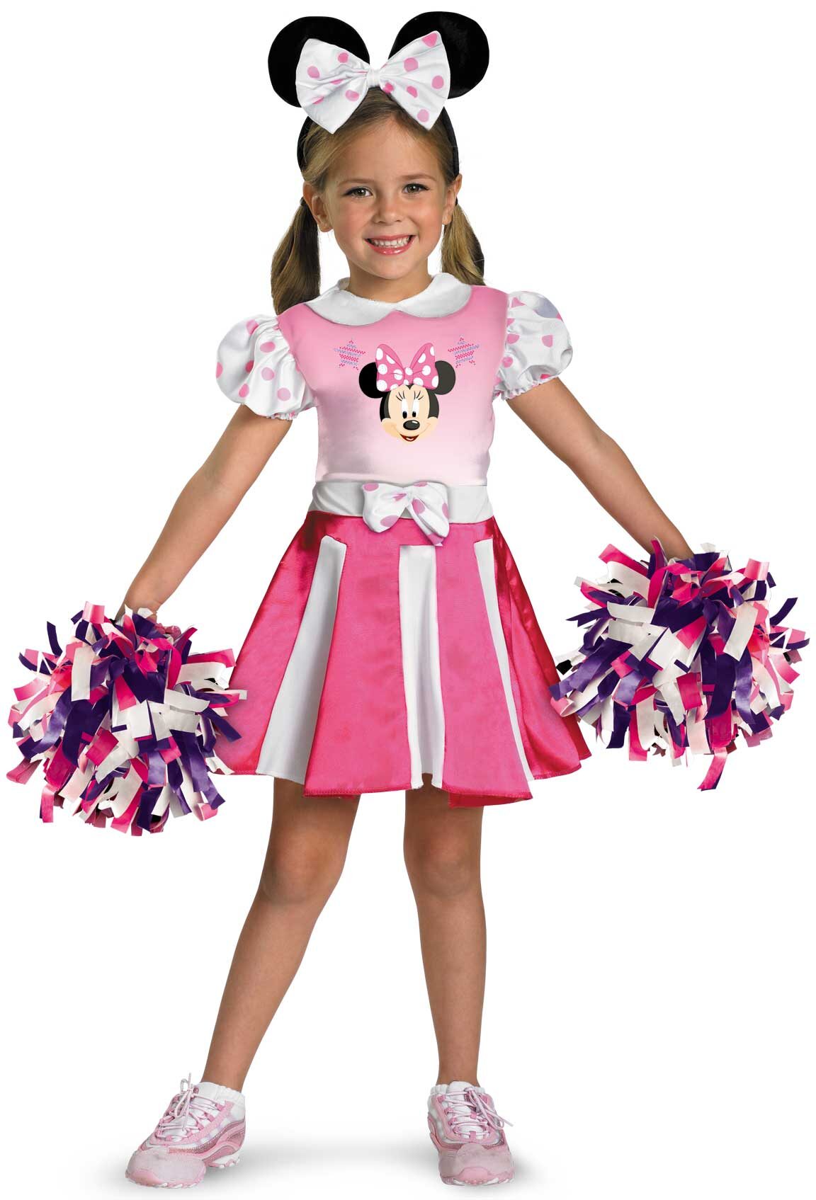 Toddler Minnie Mouse Cheerleader Kids Costume Mr. Costumes