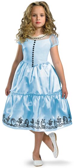 Classic Alice In Wonderland Kids Costume