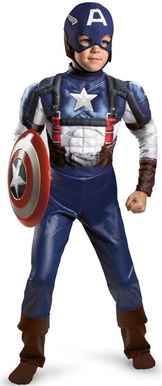 Captain America Superhero Kids Costume