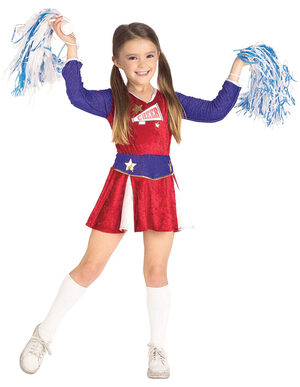Retro Cheerleader Kids Costume