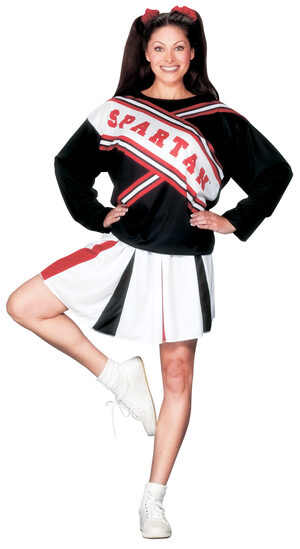Womens Spartan Cheerleader Adult Costume