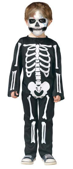 Boys Scary Skeleton Kids Costume