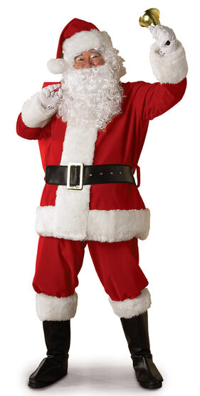 Regency Plush Santa Suit Adult Costume