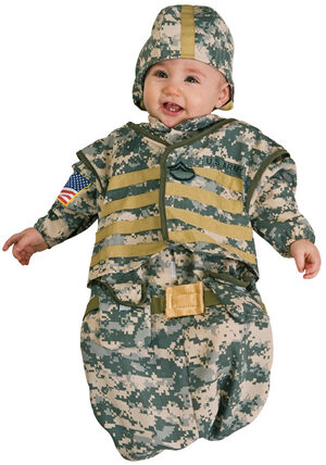 Boys Bunting Soldier Baby Costume