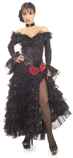 Sexy Grand Heritage Black Senorita Costume