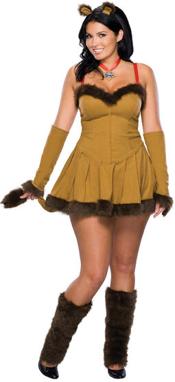 Sexy Cowardly Lion Plus Size Costume