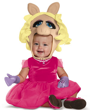 Miss Piggy Baby Costume