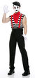 Silent Mime Clown Adult Costume