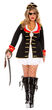 Cute Pirate Captain Plus Size Costume