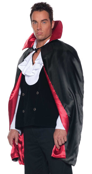 Mens Reversible Scary Cape Adult Costume