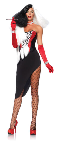 Sexy Cruella the Villain Costume