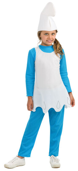 Girls Smurfette Kids Costume