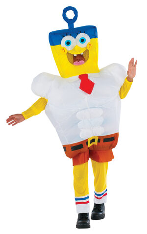 Inflatable Invincibubble Spongebob Kids Costume