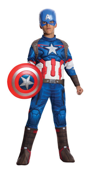 Avengers 2 Deluxe Captain America Kids Costume
