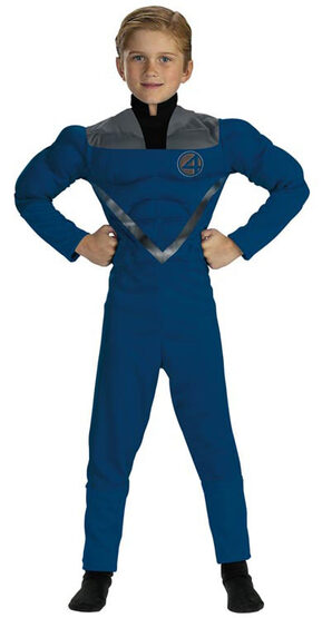 Mr Fantastic Muscle Chest Kids Costume