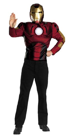 Iron Man Movie Muscle Chest Adult Costume