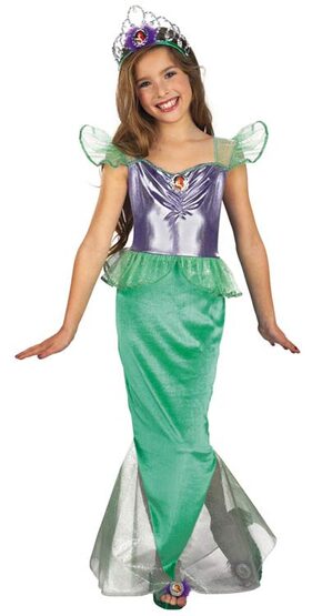 Disney Little Mermaid Princess Ariel Kids Costume