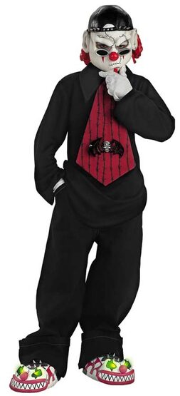 Street Mime Scary Kids Costume