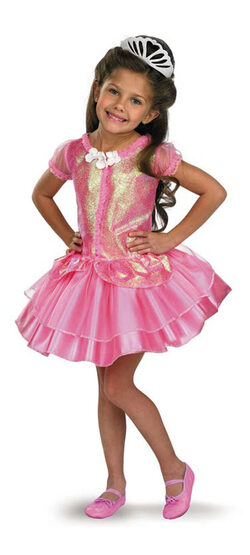 Sparkle Pink Princess Kids Costume