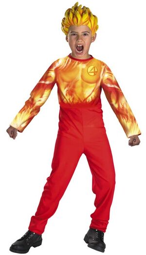 The Human Torch Kids Superhero Costume