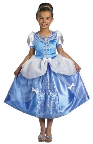 Kids Disney Deluxe Princess Cinderella Costume