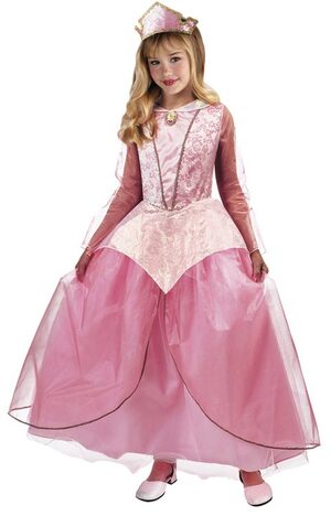 Disney Sleeping Beauty Princess Aurora Prestige Kids Costume