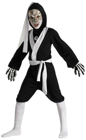 Skull Ninja Deluxe Kids Costume