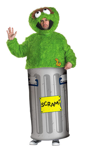 Sesame Street Oscar the Grouch Adult Costume