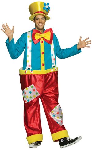 Mens Adult Clown Costume