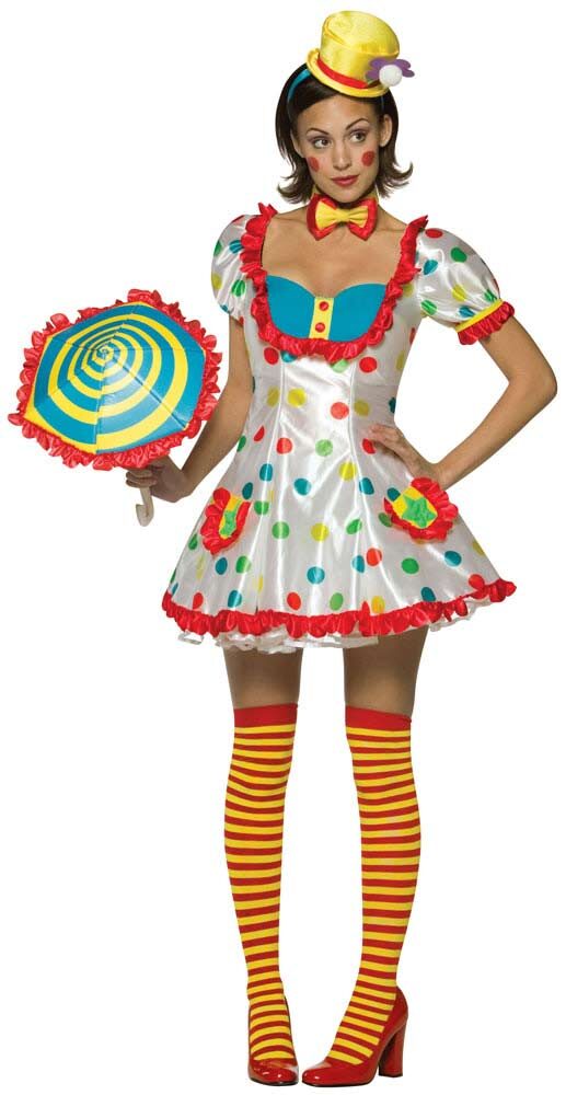 Womens Sexy Clown Costume Mr. Costumes