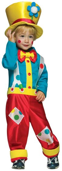 Clown Boy Toddler Costume