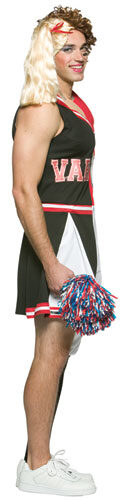 Dual Cheerleader Football Adult Costume