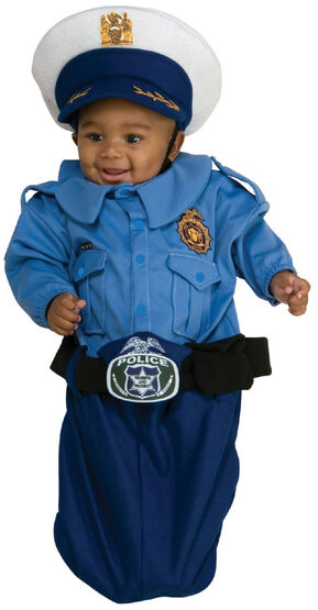 Police Officer Bunting Baby Costume